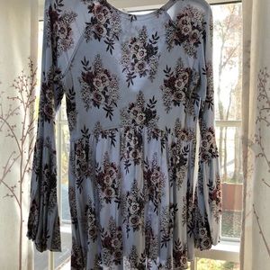 Free People Tops - Bell sleeve floral top Free People Tops - Bell sleeve floral top